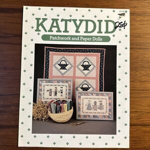 Katydid “Patchwork and Paper Dolls” Cross Stitch Chart
